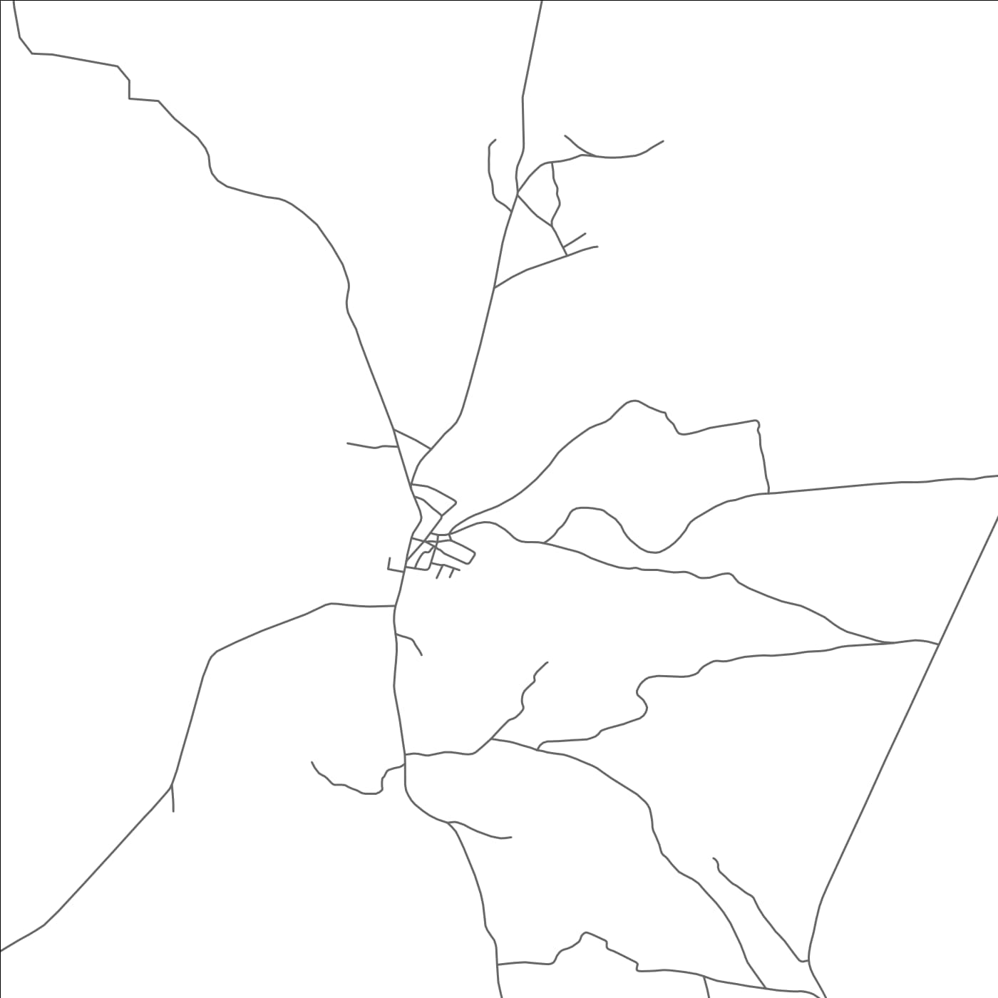 ROAD MAP OF TNINE SIDI LYAMANI, MOROCCO BY MAPBAKES