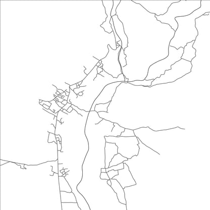 ROAD MAP OF TOUNDOUT, MOROCCO BY MAPBAKES