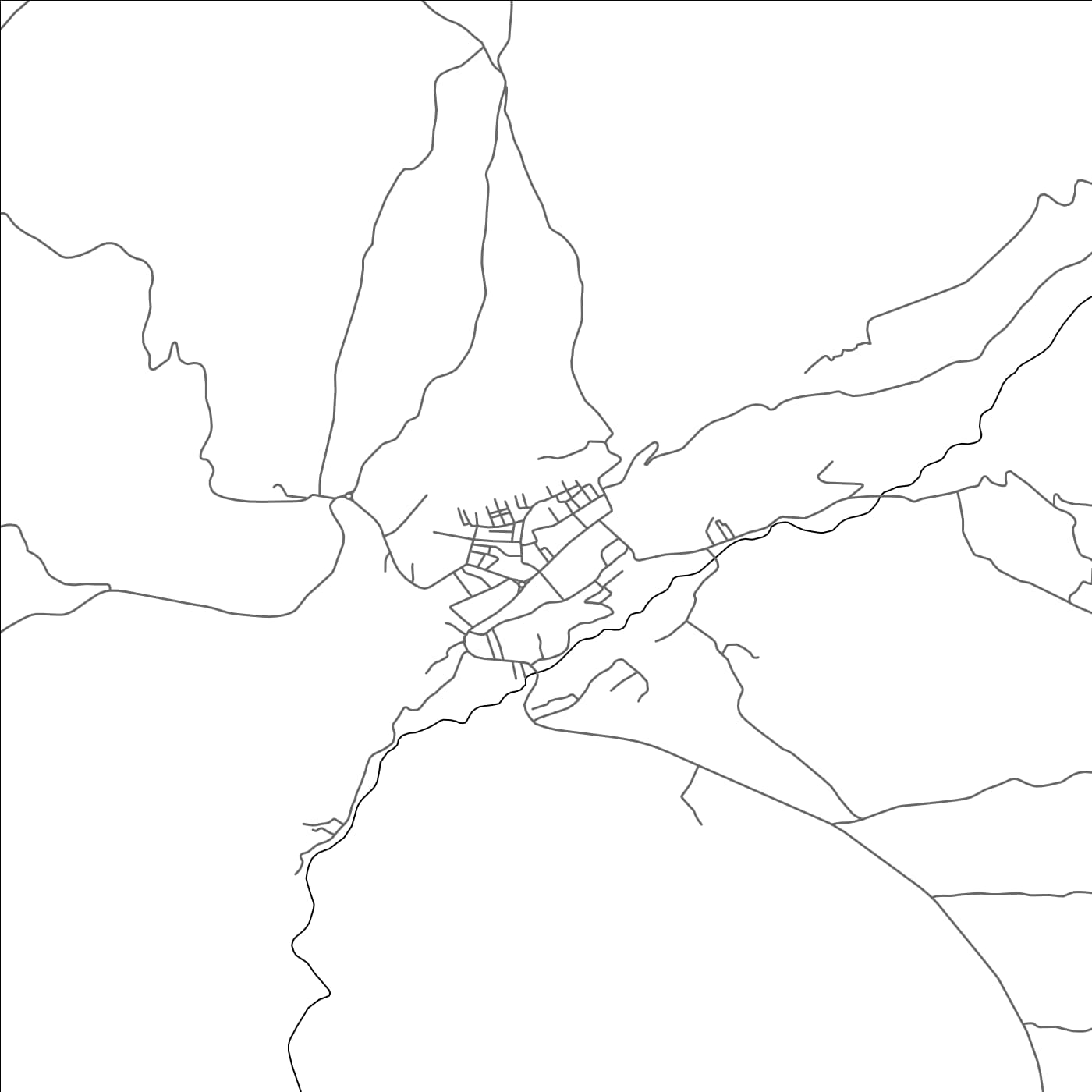 ROAD MAP OF WAWIZAGHT, MOROCCO BY MAPBAKES