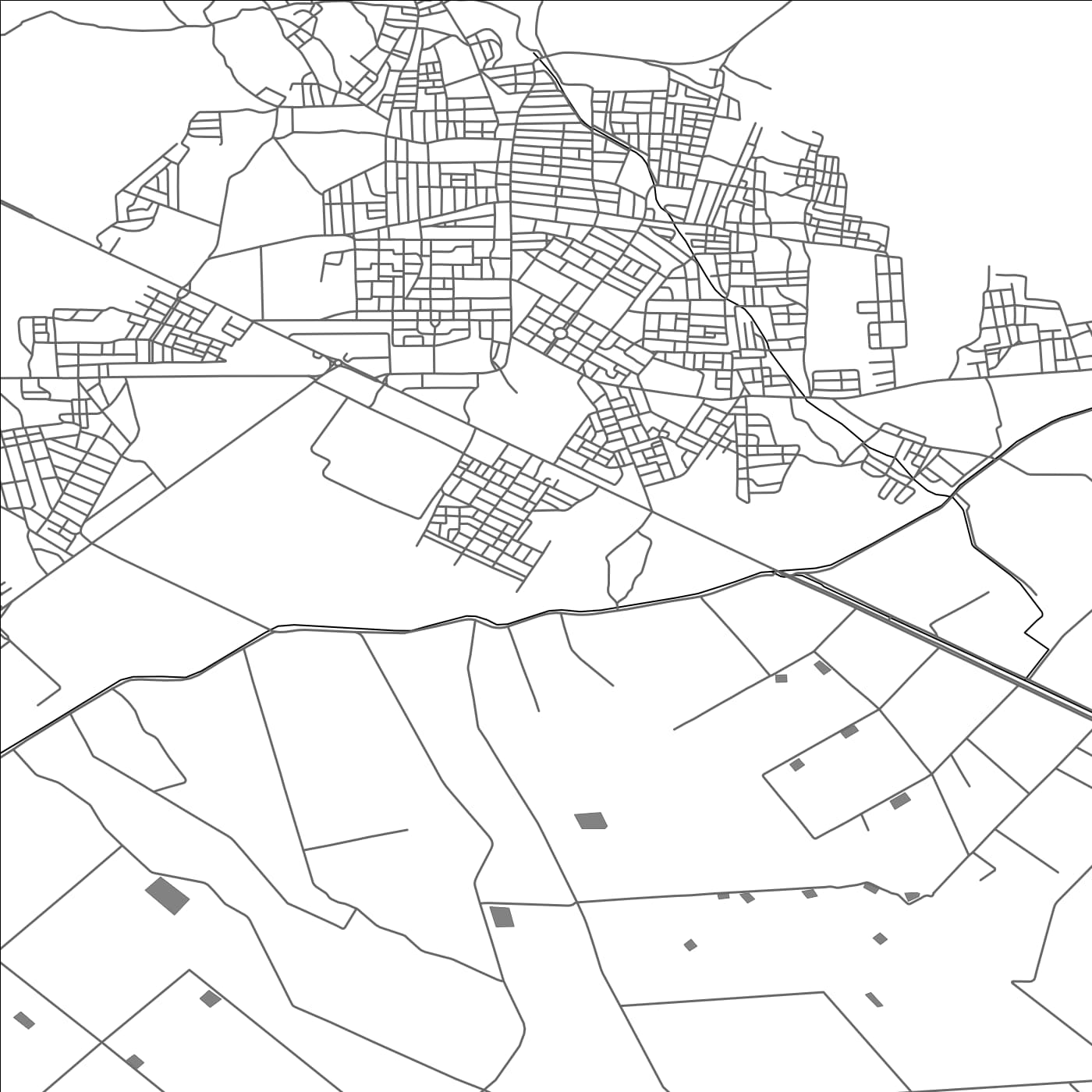 ROAD MAP OF ZAIO, MOROCCO BY MAPBAKES