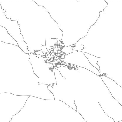 ROAD MAP OF ZAOUIA AIT ISHAK, MOROCCO BY MAPBAKES