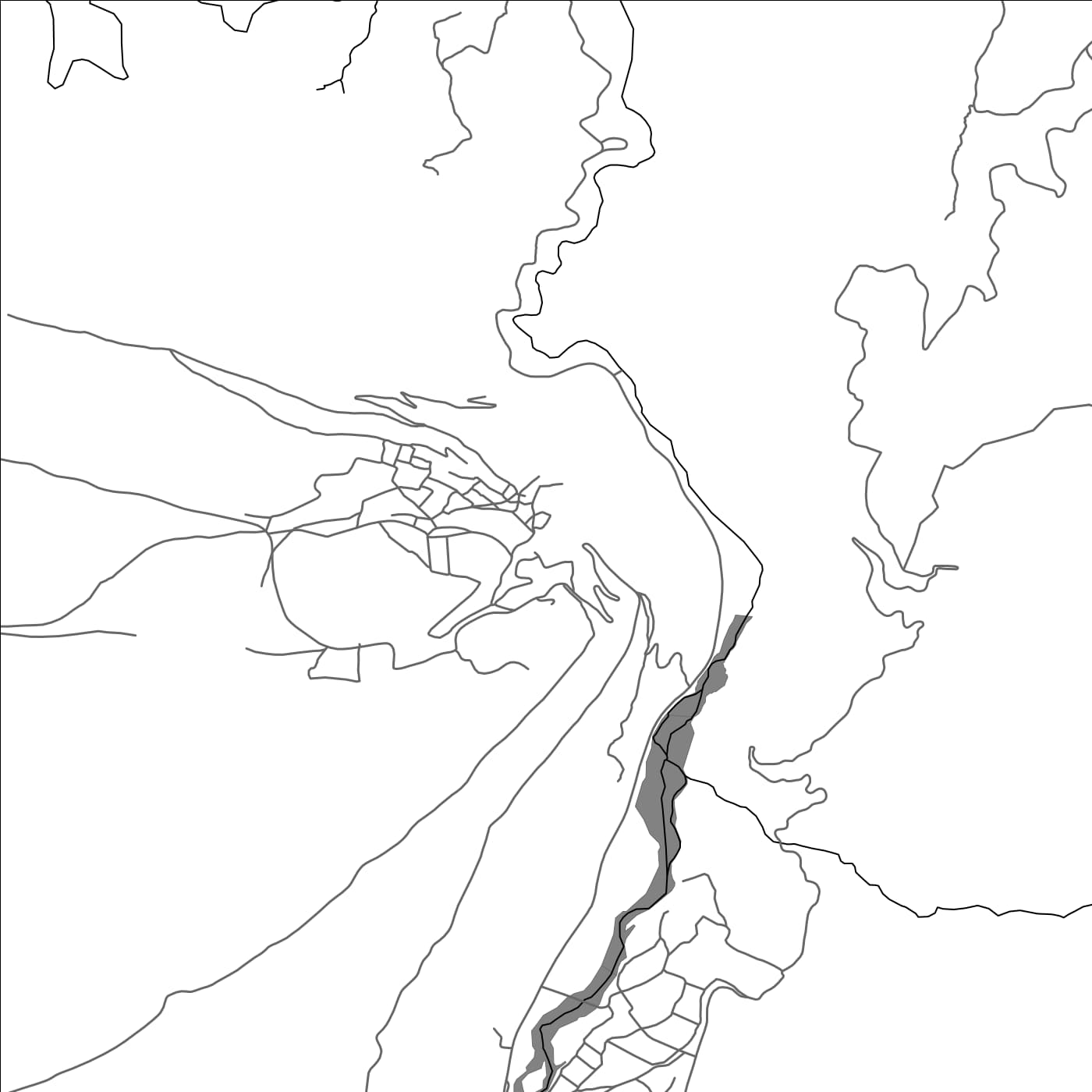 ROAD MAP OF ZAWIAT MOULAY BRAHIM, MOROCCO BY MAPBAKES