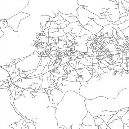 ROAD MAP OF ZEGHANGHANE, MOROCCO BY MAPBAKES