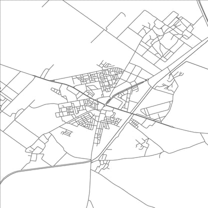 ROAD MAP OF ZEMAMRA, MOROCCO BY MAPBAKES