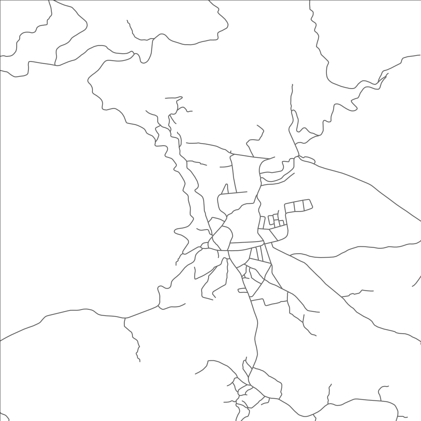 ROAD MAP OF ZOUMI, MOROCCO BY MAPBAKES