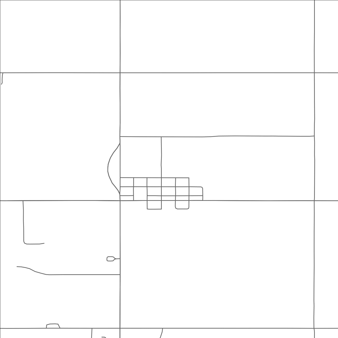 ROAD MAP OF AMBROSE, NORTH DAKOTA BY MAPBAKES