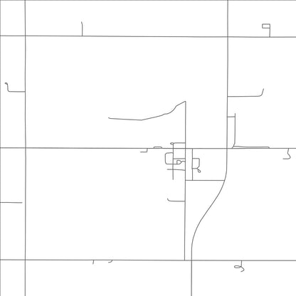 ROAD MAP OF AMENIA, NORTH DAKOTA BY MAPBAKES