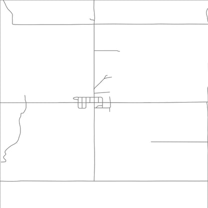 ROAD MAP OF AMIDON, NORTH DAKOTA BY MAPBAKES