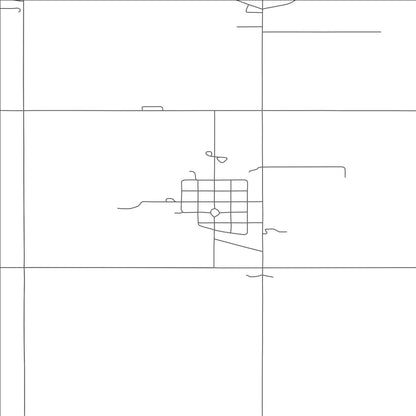 ROAD MAP OF ANTLER, NORTH DAKOTA BY MAPBAKES