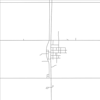 ROAD MAP OF ARTHUR, NORTH DAKOTA BY MAPBAKES