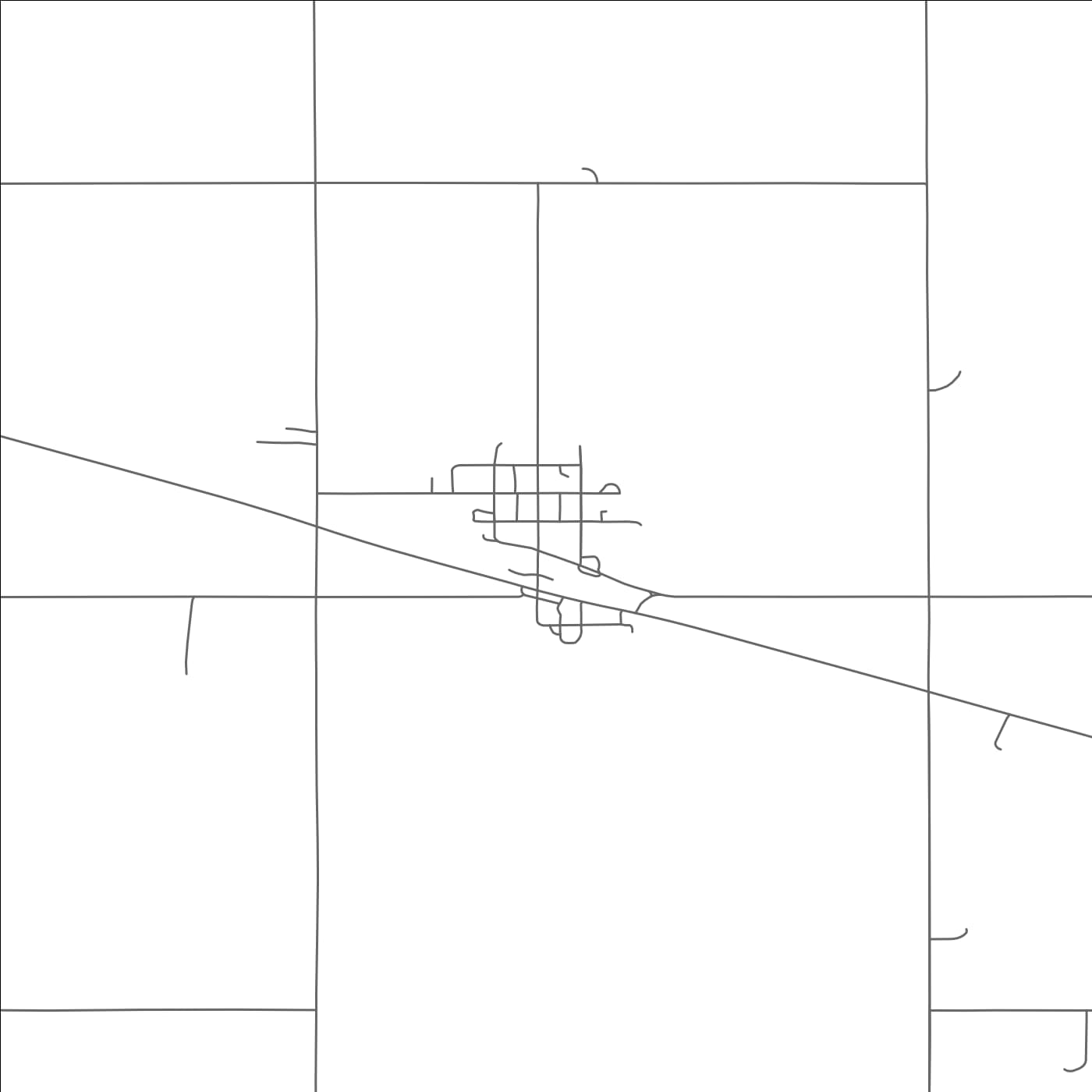 ROAD MAP OF BALFOUR, NORTH DAKOTA BY MAPBAKES