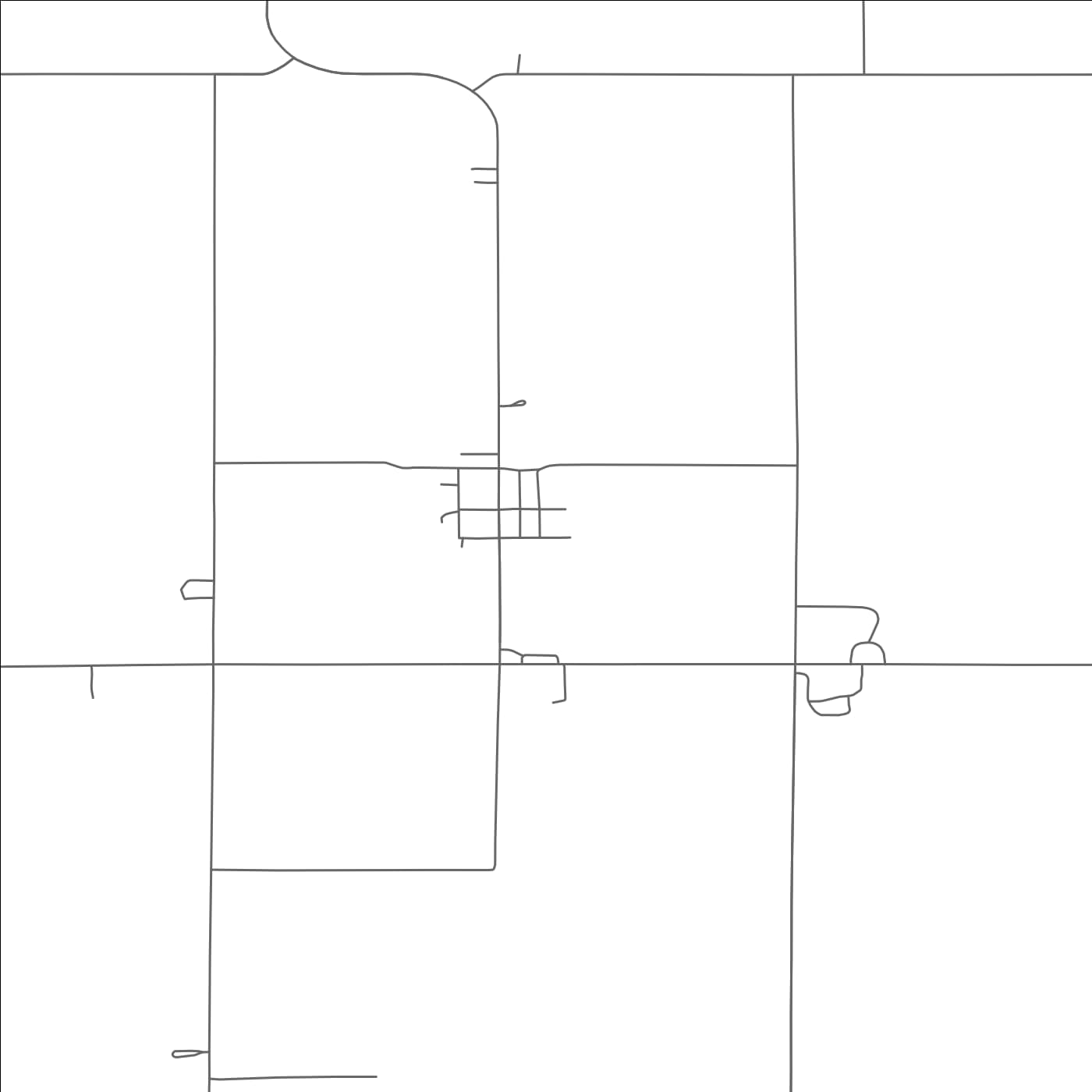 ROAD MAP OF BARNEY, NORTH DAKOTA BY MAPBAKES