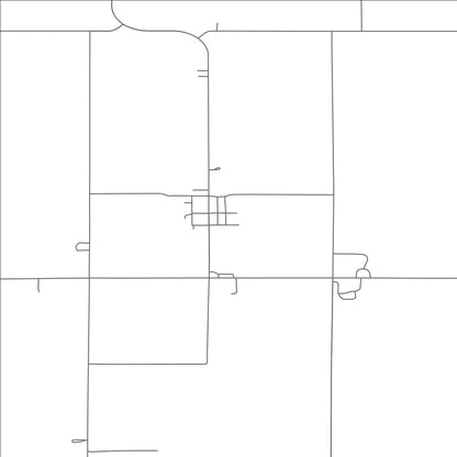 ROAD MAP OF BARNEY, NORTH DAKOTA BY MAPBAKES