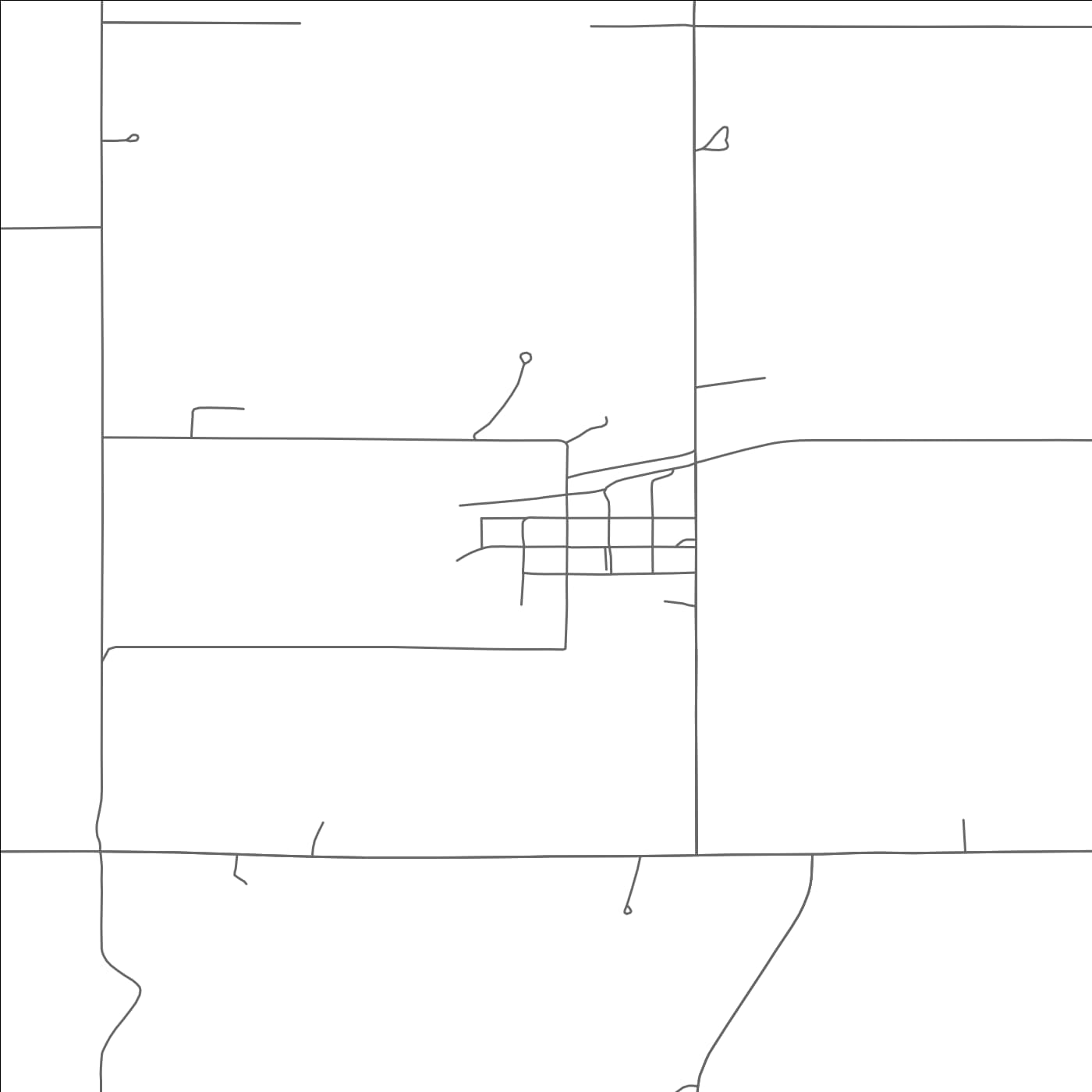 ROAD MAP OF BENEDICT, NORTH DAKOTA BY MAPBAKES