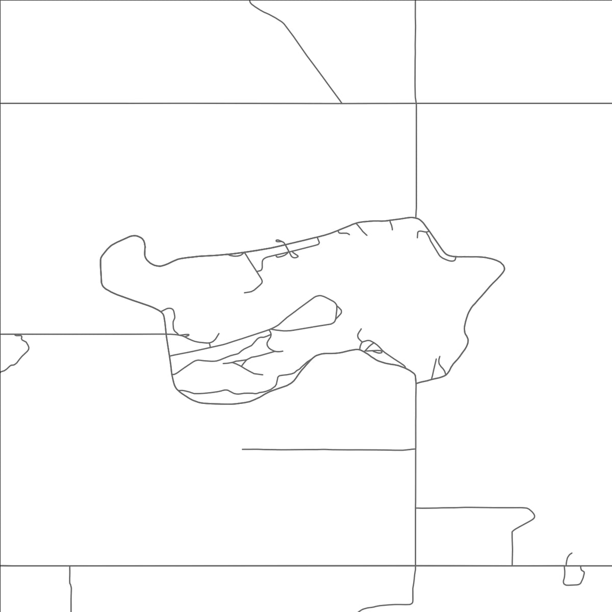 ROAD MAP OF BLACKTAIL, NORTH DAKOTA BY MAPBAKES