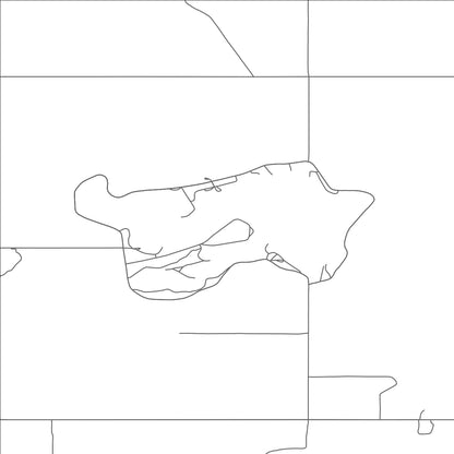 ROAD MAP OF BLACKTAIL, NORTH DAKOTA BY MAPBAKES
