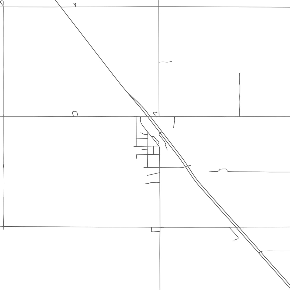 ROAD MAP OF BUCHANAN, NORTH DAKOTA BY MAPBAKES