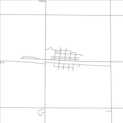 ROAD MAP OF BUFFALO, NORTH DAKOTA BY MAPBAKES