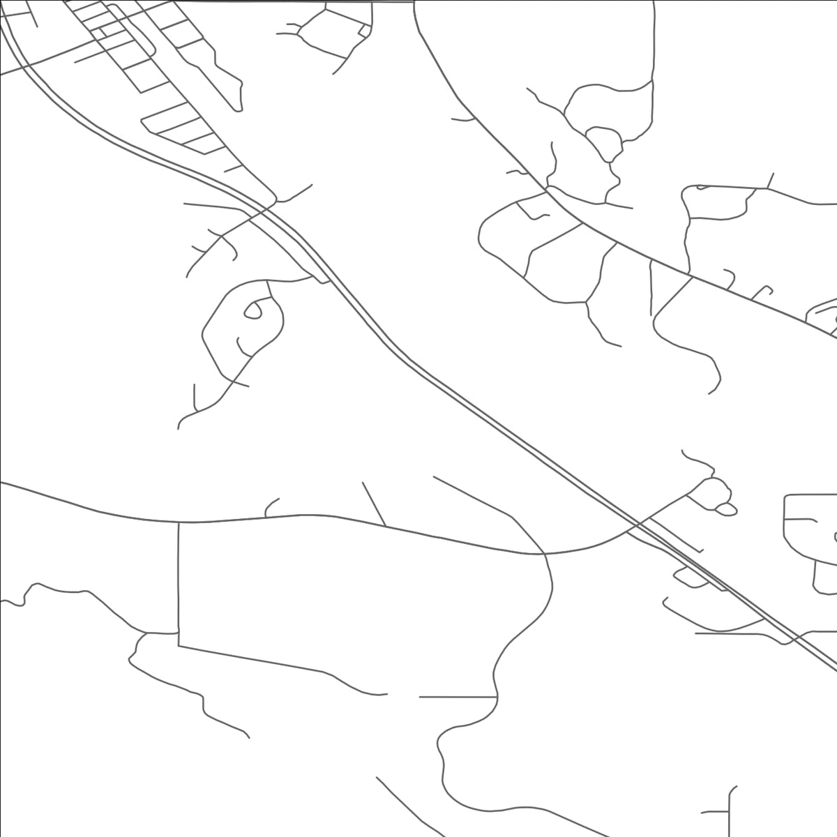 ROAD MAP OF BURLINGTON, NORTH DAKOTA BY MAPBAKES