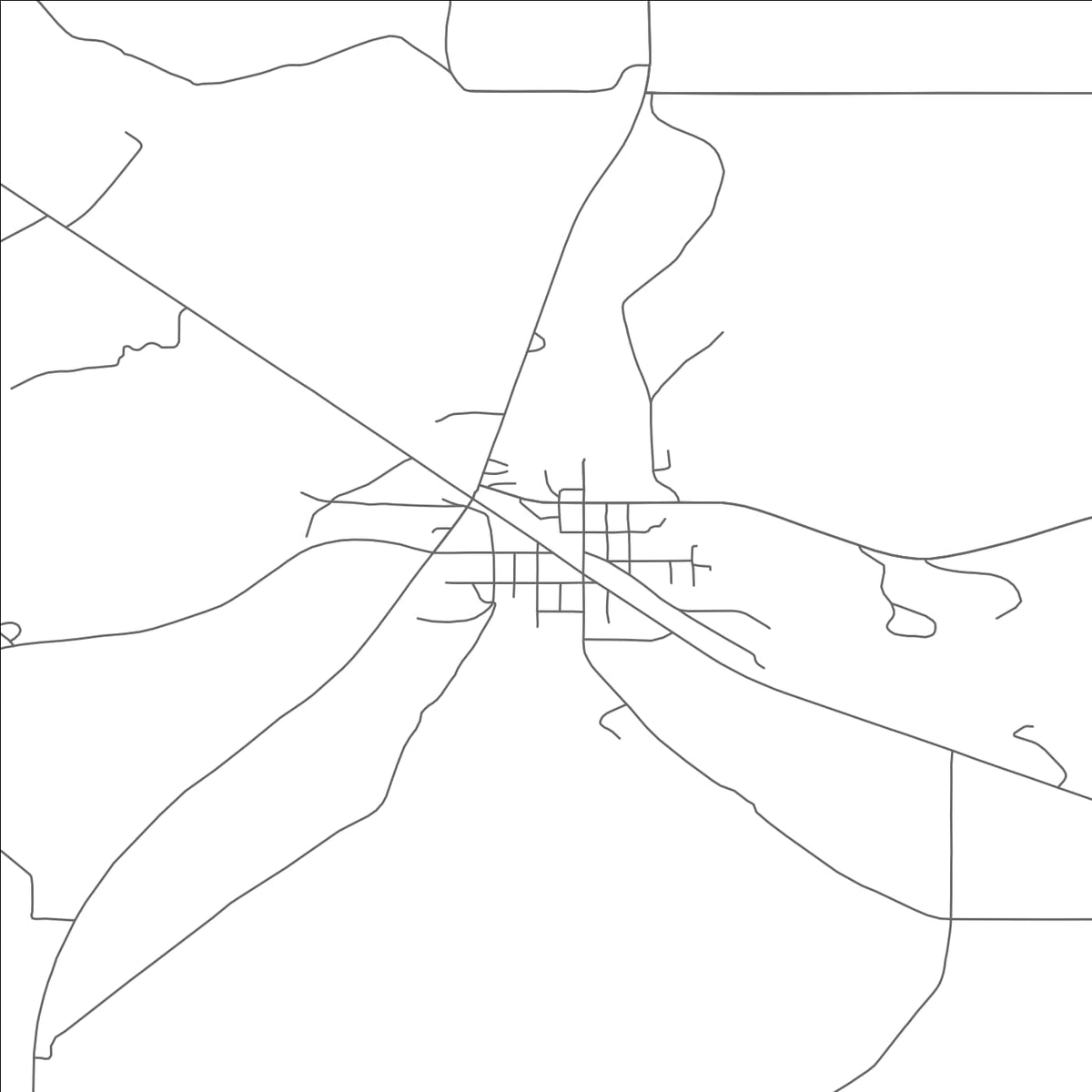 ROAD MAP OF CARPIO, NORTH DAKOTA BY MAPBAKES