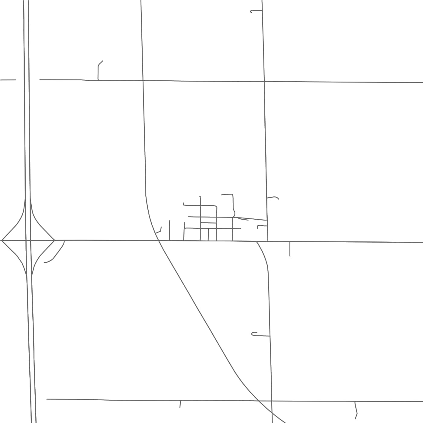 ROAD MAP OF CHRISTINE, NORTH DAKOTA BY MAPBAKES