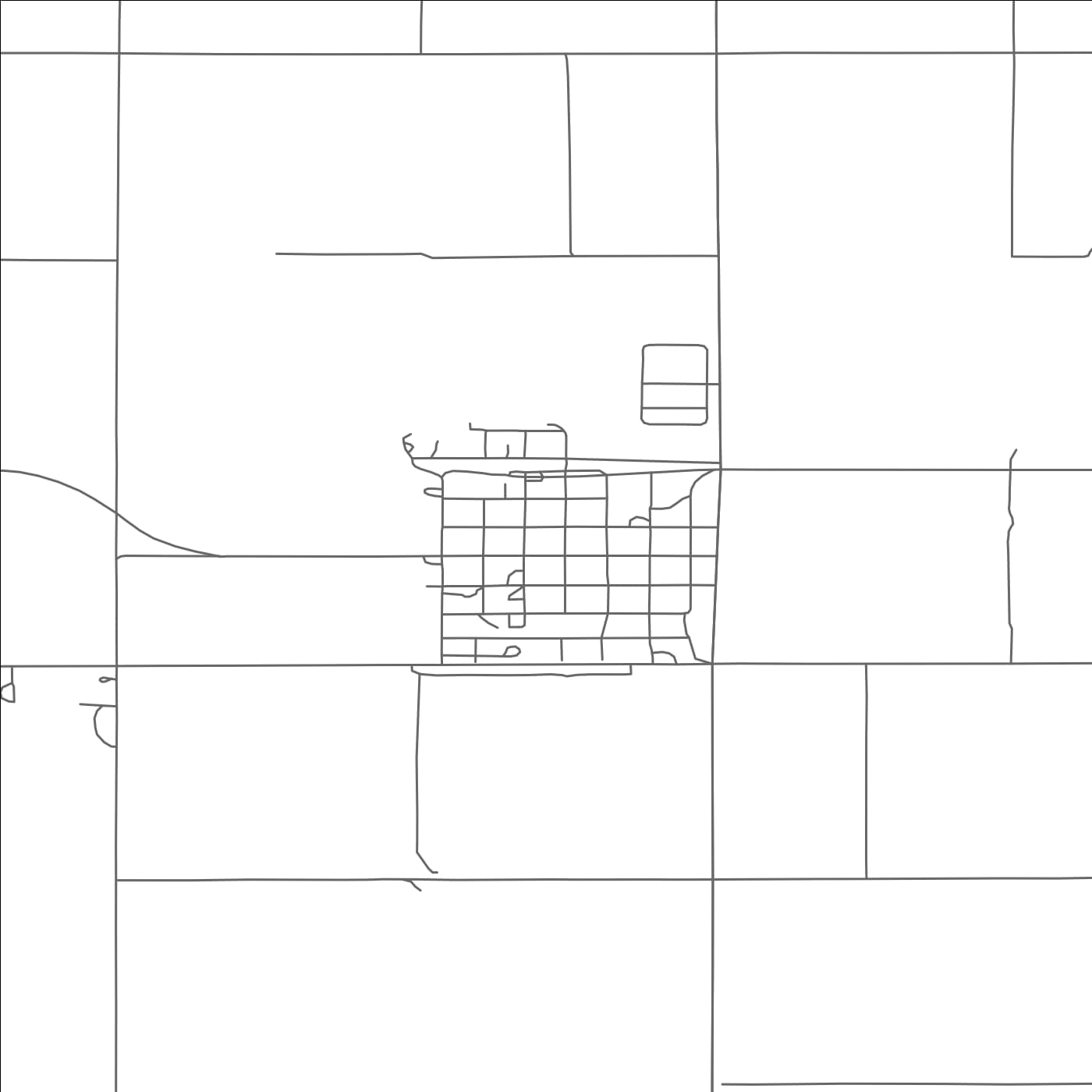 ROAD MAP OF COGSWELL, NORTH DAKOTA BY MAPBAKES