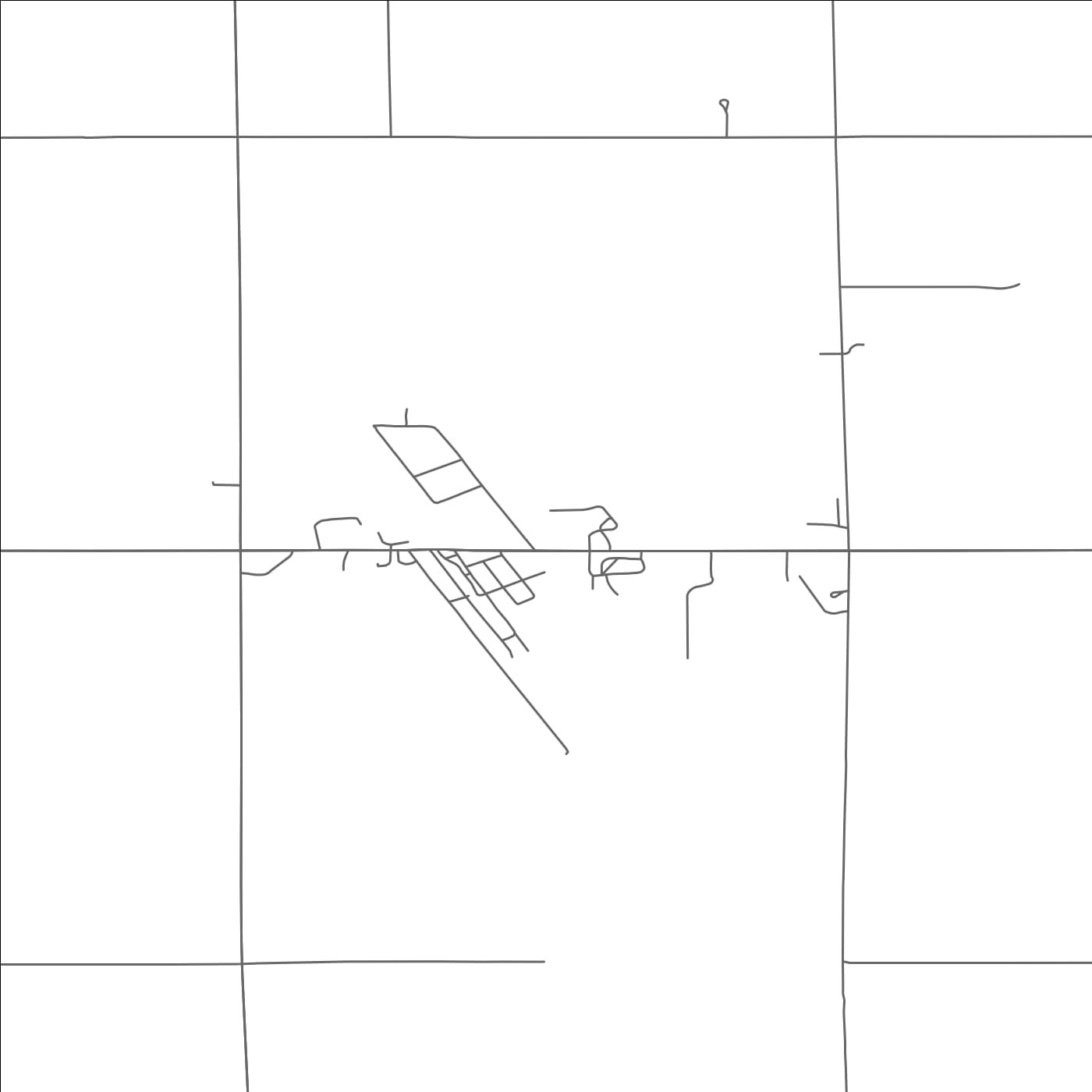 ROAD MAP OF COLFAX, NORTH DAKOTA BY MAPBAKES