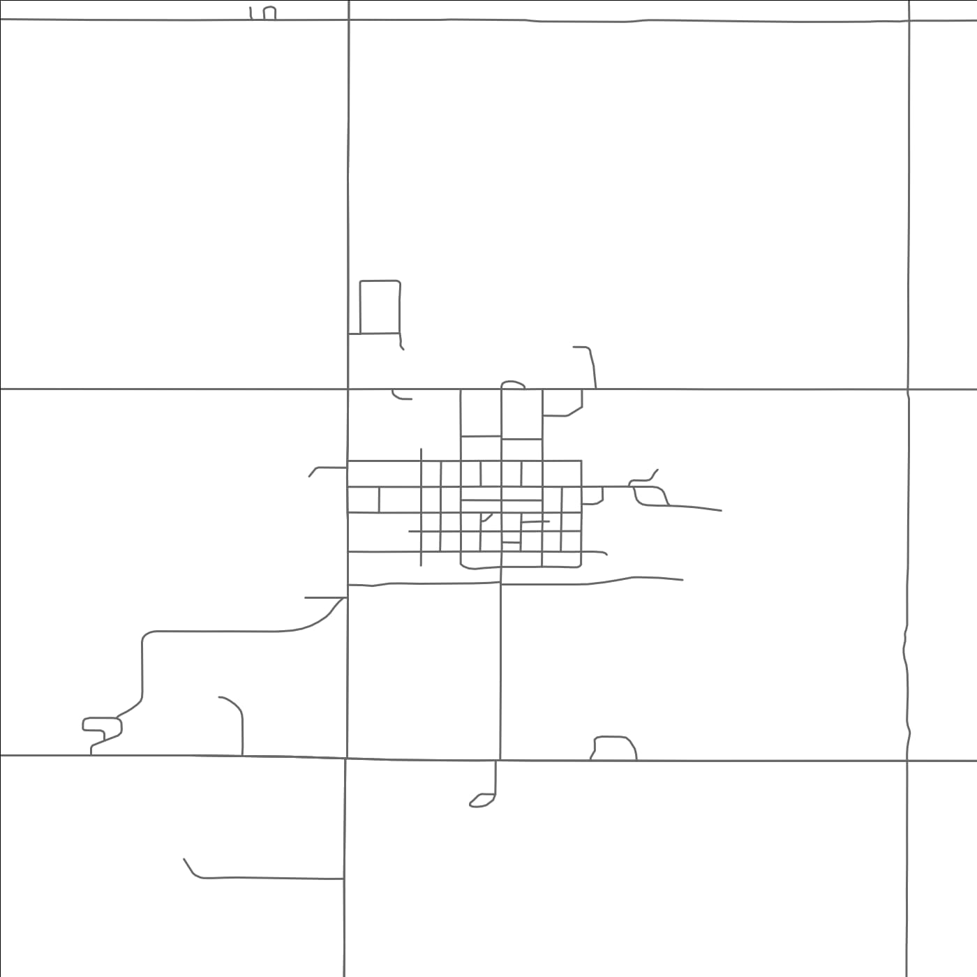 ROAD MAP OF COLUMBUS, NORTH DAKOTA BY MAPBAKES