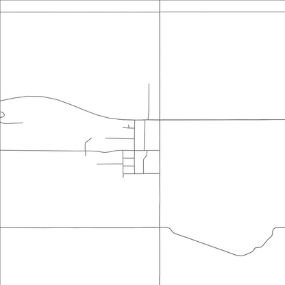 ROAD MAP OF CRYSTAL, NORTH DAKOTA BY MAPBAKES