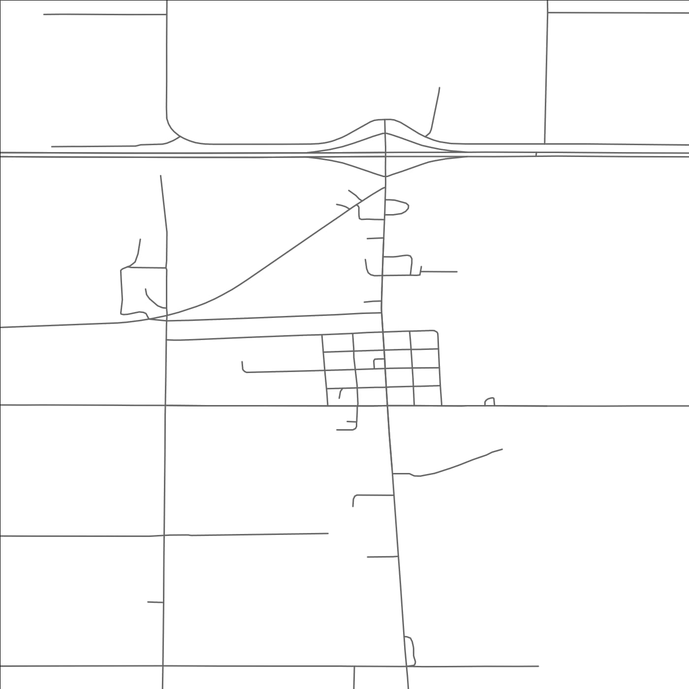 ROAD MAP OF DAWSON, NORTH DAKOTA BY MAPBAKES