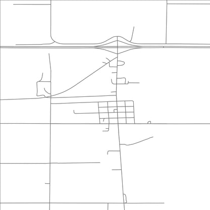 ROAD MAP OF DAWSON, NORTH DAKOTA BY MAPBAKES