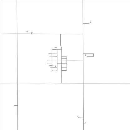 ROAD MAP OF DAZEY, NORTH DAKOTA BY MAPBAKES