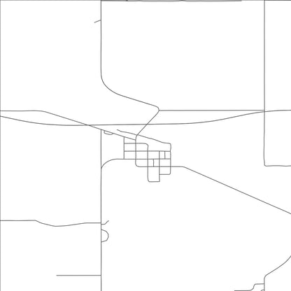 ROAD MAP OF DOUGLAS, NORTH DAKOTA BY MAPBAKES