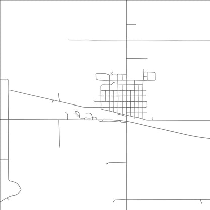 ROAD MAP OF DRAKE, NORTH DAKOTA BY MAPBAKES