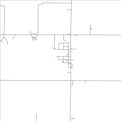 ROAD MAP OF DRISCOLL, NORTH DAKOTA BY MAPBAKES