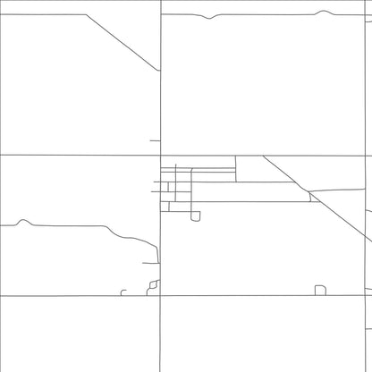 ROAD MAP OF EGELAND, NORTH DAKOTA BY MAPBAKES