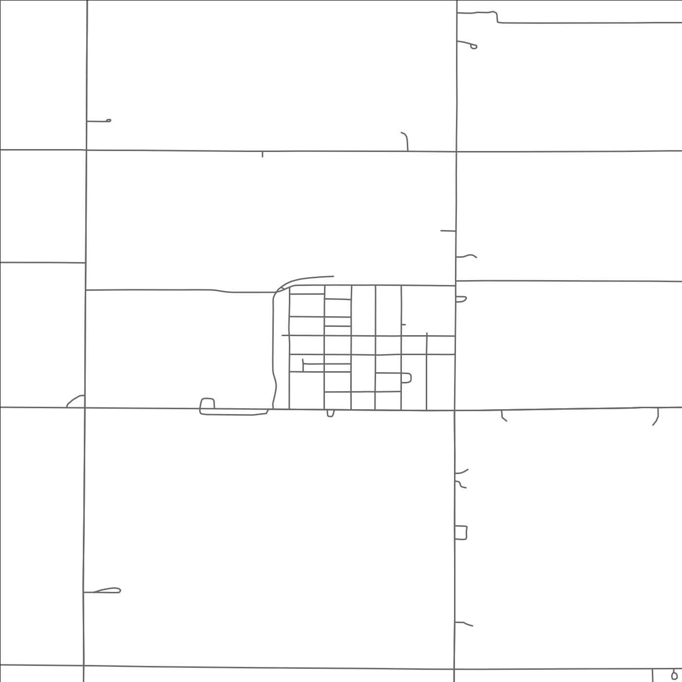 ROAD MAP OF FAIRMOUNT, NORTH DAKOTA BY MAPBAKES