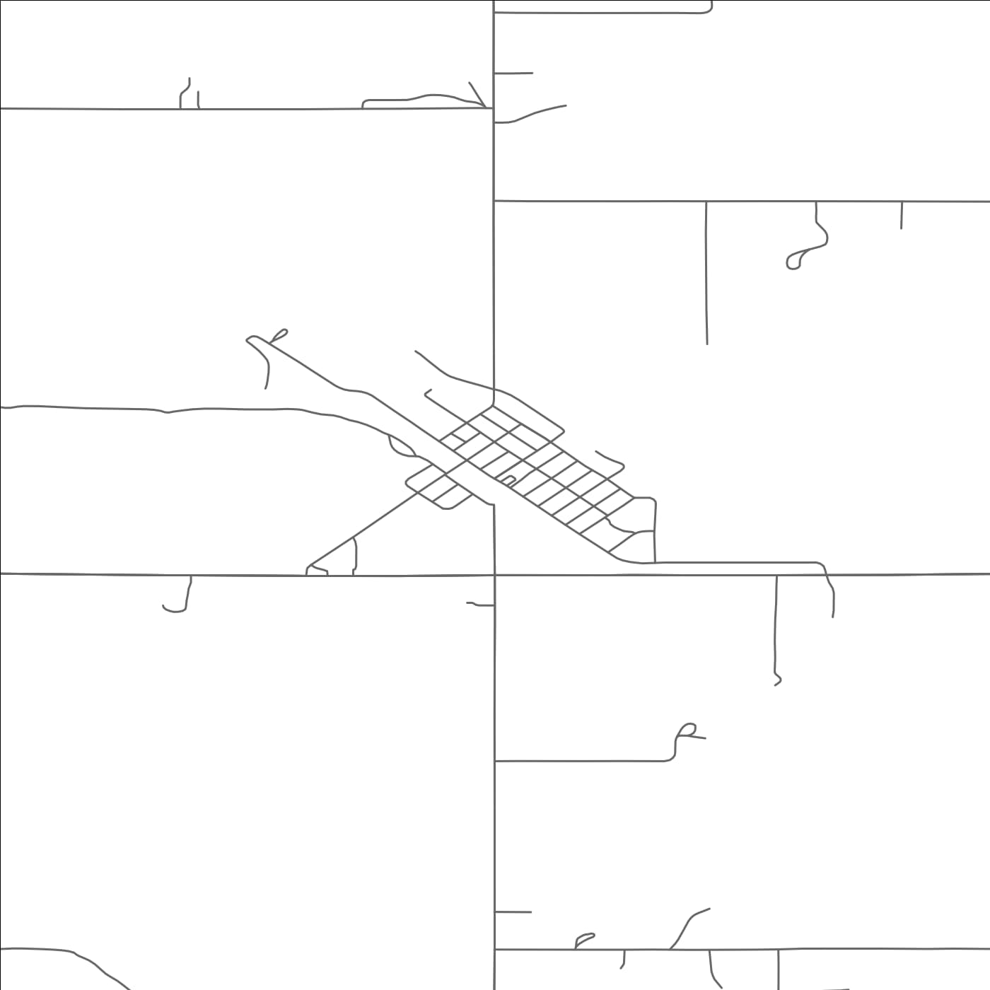 ROAD MAP OF FLAXTON, NORTH DAKOTA BY MAPBAKES