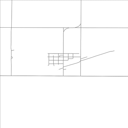 ROAD MAP OF FORBES, NORTH DAKOTA BY MAPBAKES