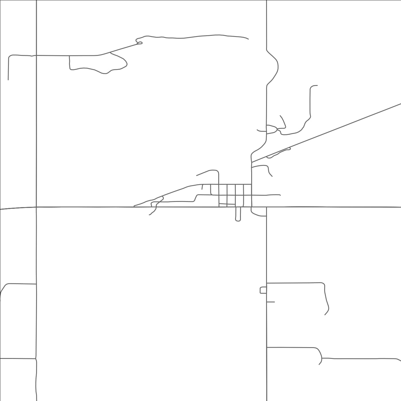 ROAD MAP OF FORTUNA, NORTH DAKOTA BY MAPBAKES