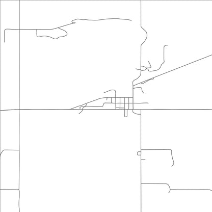 ROAD MAP OF FORTUNA, NORTH DAKOTA BY MAPBAKES