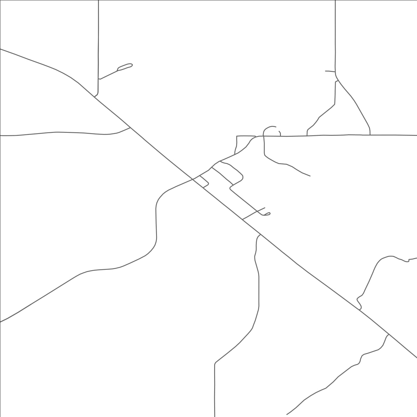 ROAD MAP OF FOXHOLM, NORTH DAKOTA BY MAPBAKES