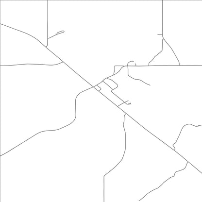 ROAD MAP OF FOXHOLM, NORTH DAKOTA BY MAPBAKES