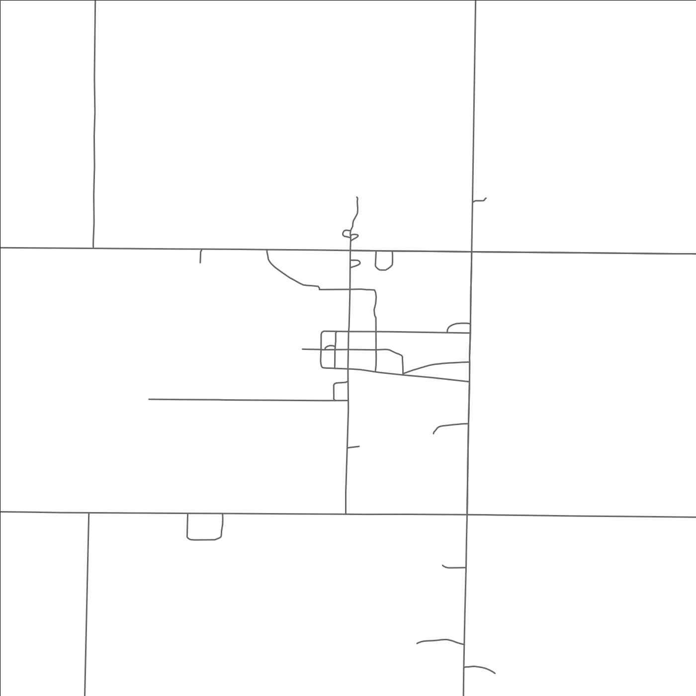 ROAD MAP OF FULLERTON, NORTH DAKOTA BY MAPBAKES