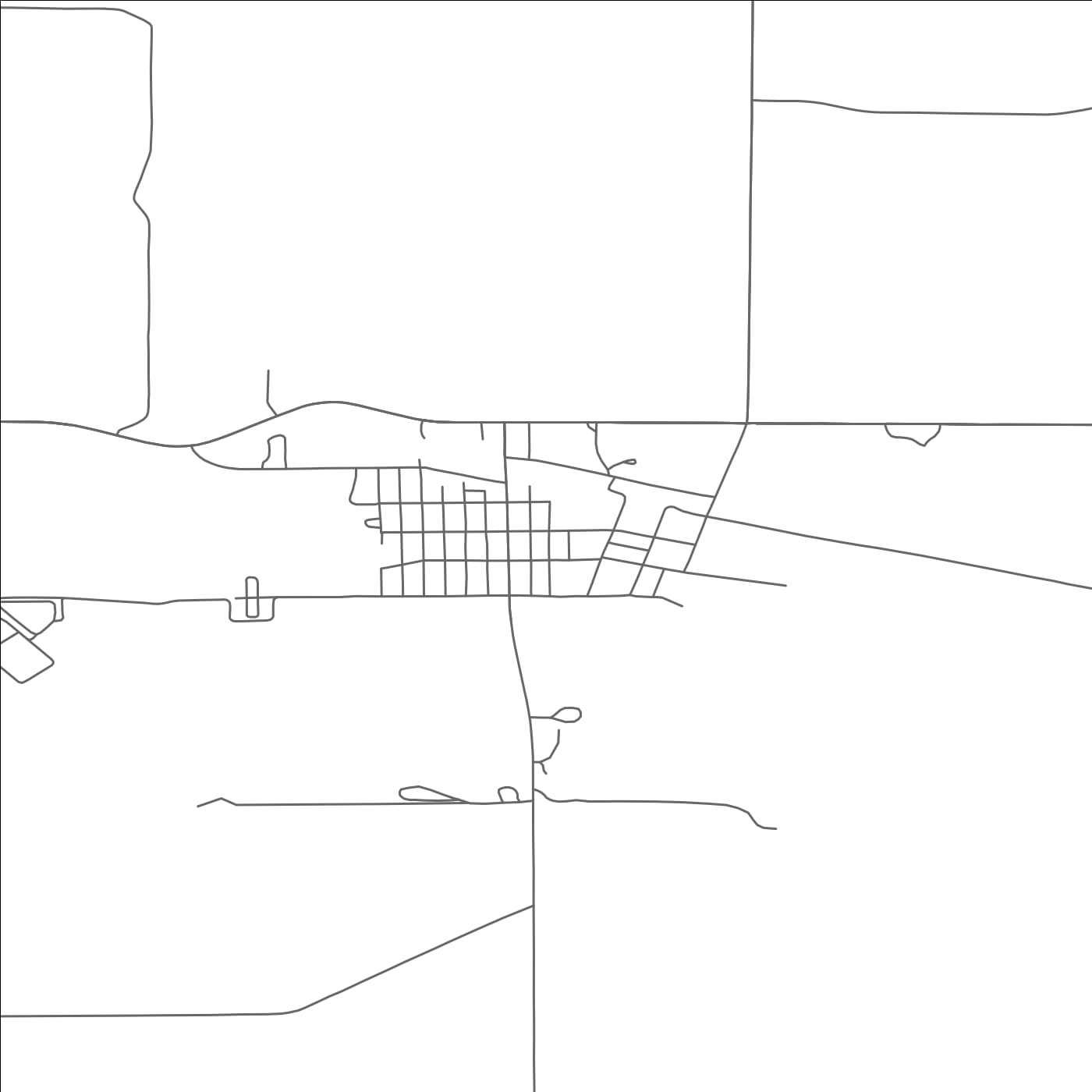 ROAD MAP OF GACKLE, NORTH DAKOTA BY MAPBAKES