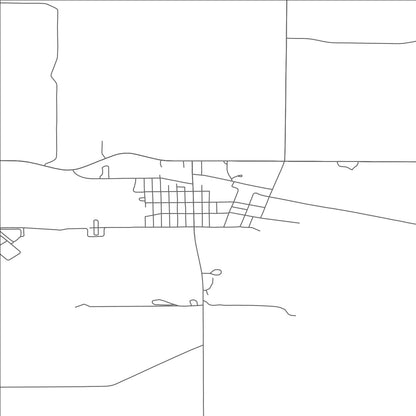 ROAD MAP OF GACKLE, NORTH DAKOTA BY MAPBAKES