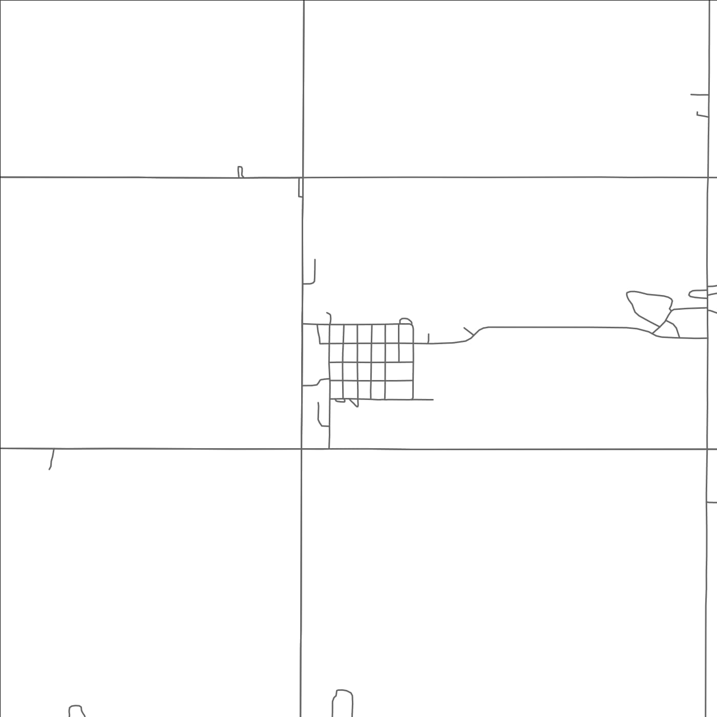 ROAD MAP OF GILBY, NORTH DAKOTA BY MAPBAKES