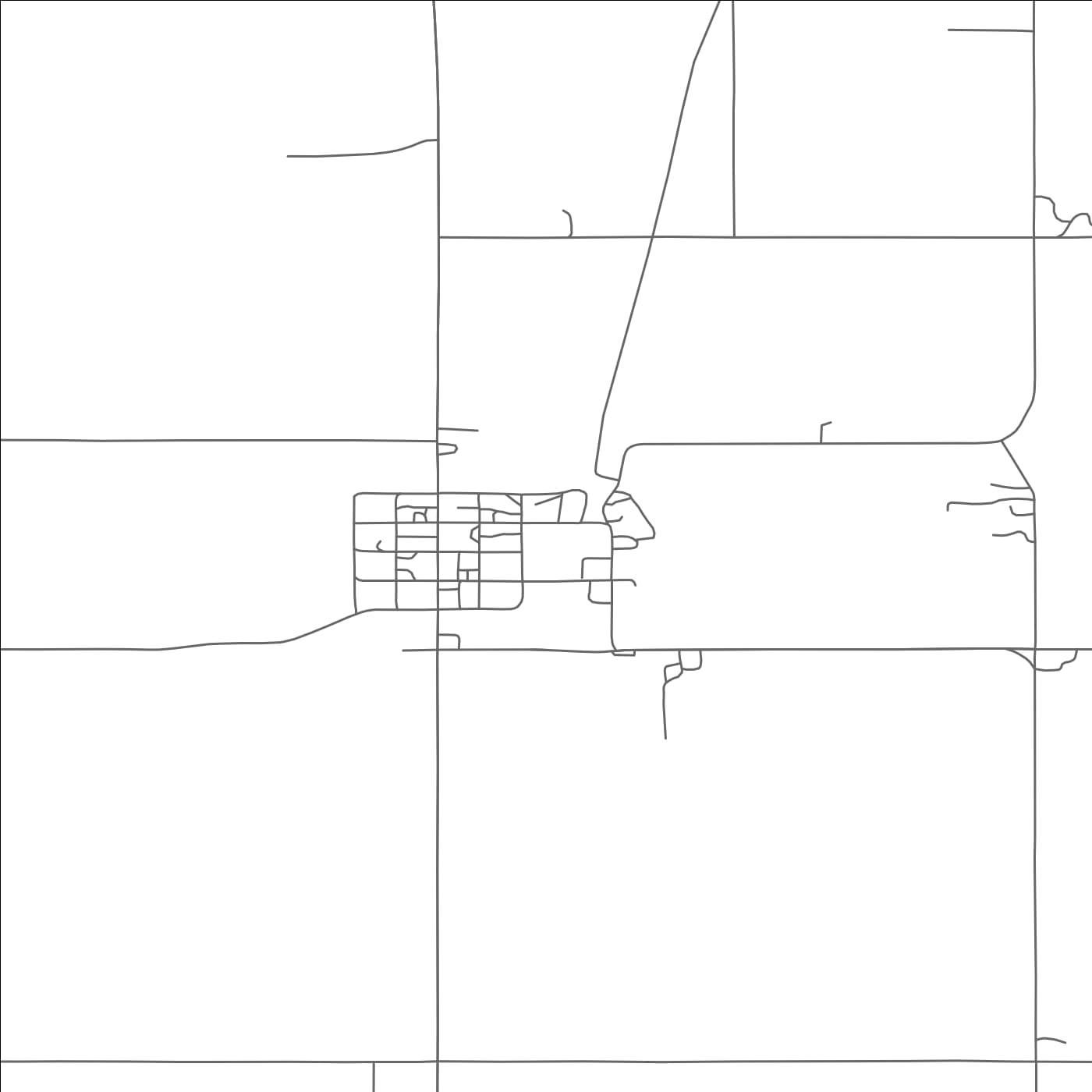 ROAD MAP OF GOLVA, NORTH DAKOTA BY MAPBAKES