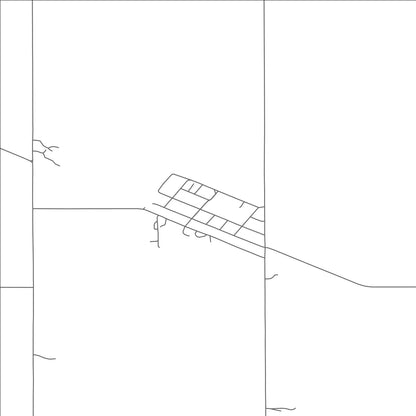 ROAD MAP OF GRACE CITY, NORTH DAKOTA BY MAPBAKES