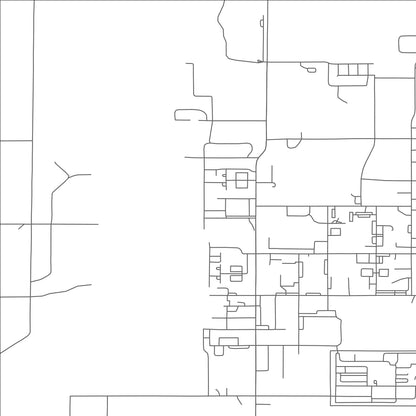 ROAD MAP OF GRAND FORKS AFB, NORTH DAKOTA BY MAPBAKES